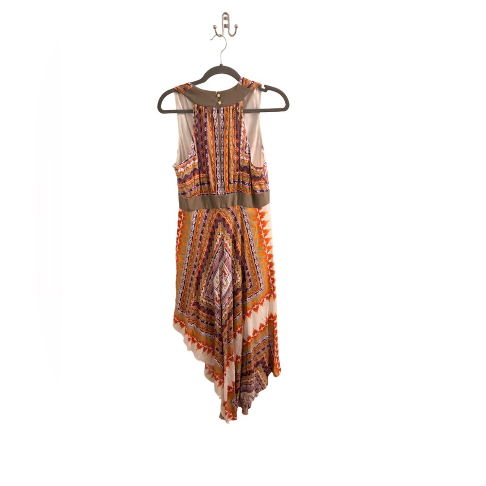 ANTONIO MELANI High Low Dress in Earthy Tones - Picture 3 of 5